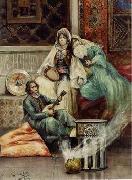 unknow artist, Arab or Arabic people and life. Orientalism oil paintings 617